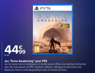 Jeu Dune Awekening pour ps5