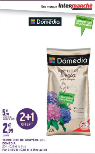 Terre dite de bruyère Domédia 20L