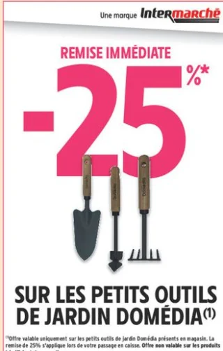 Petits outils de jardin Domédia