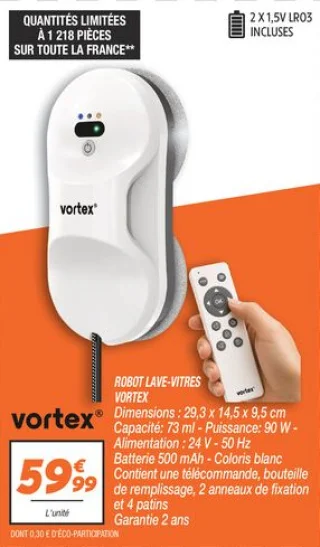Robot lave-vitres