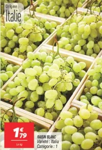 Raisin blanc