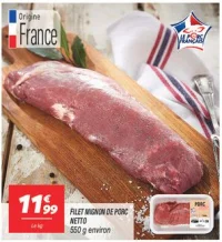 Filet mignon de porc