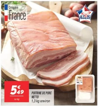 Poitrine de porc