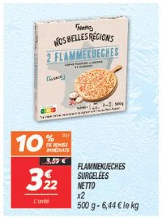 Flammekueches surgelées