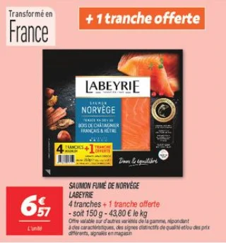 Saumon fumé de norvège 