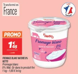 Fromage blanc nature 0%