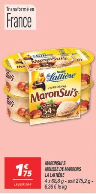 Maronsui's mousse de marrons 