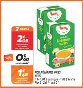 Mouliné légumes variés