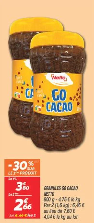 Granules go cacao