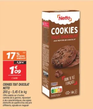 Cookies tout chocolat