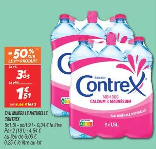 Eau minérale naturelle 
