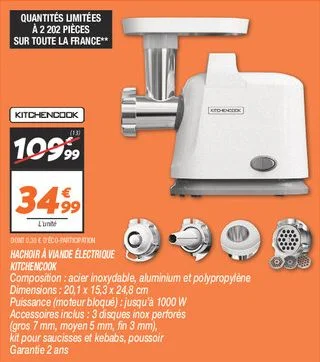 Hachoir à viande électrique 