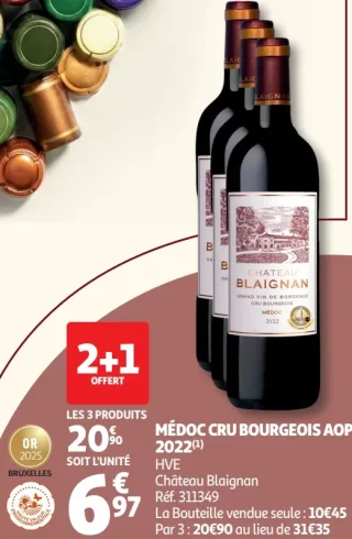 MÉDOC CRU BOURGEOIS AOP 2022 HVE Château Blaignan