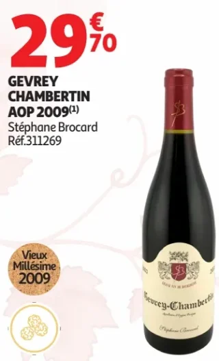 GEVREY CHAMBERTIN AOP 2009 Stéphane Brocard