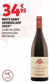 NUITS SAINT GEORGES AOP 2023 Cuvée des Gilles Domaine Gille