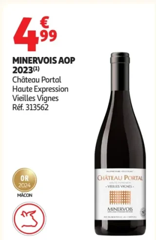 Château Portal Haute Expression Vieilles Vignes Minervois AOP 2023