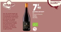 Bio Domaine Le Champ des Murailles Via Nôstra Boutenac AOP 2023