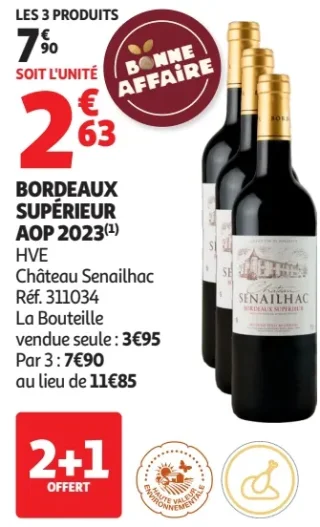 BORDEAUX SUPÉRIEUR AOP 2023 Château Senailhac