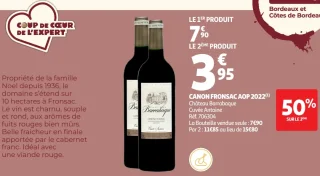 CANON FRONSAC AOP 2022 Château Barrabaque Cuvée Antoine