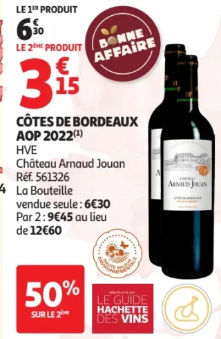 Côtes de Bordeaux AOP 2022 Château Arnaud Jouan