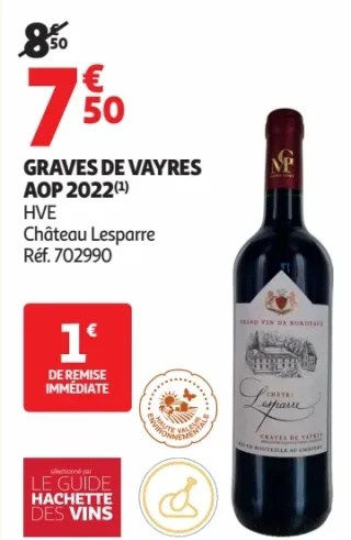 Graves de Vayres AOP 2022 Château Lesparre