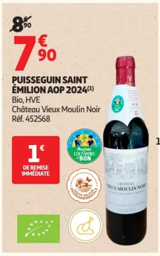 Château Vieux Moulin Noir Puisseguin Saint Émilion AOP 2024