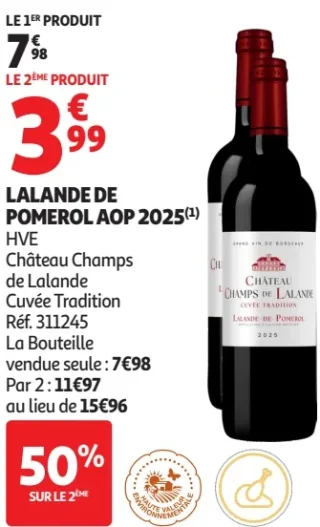 Château Champs de Lalande Lalande de Pomerol AOP 2025 Cuvée Tradition