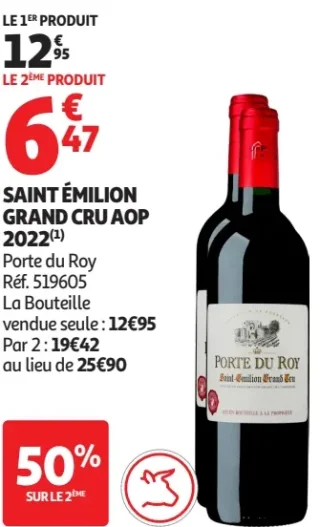 Porte du Roy Saint Émilion Grand Cru AOP 2022