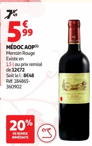Médoc AOP Merrain Rouge