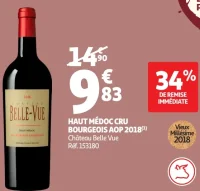 HAUT MÉDOC CRU BOURGEOIS AOP 2018 Château Belle Vue