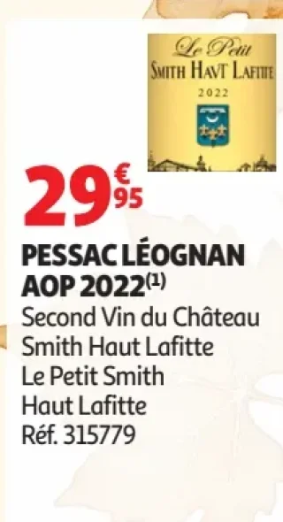 Pessac Léognan AOP 2022 Le Petit Smith Haut Lafitte