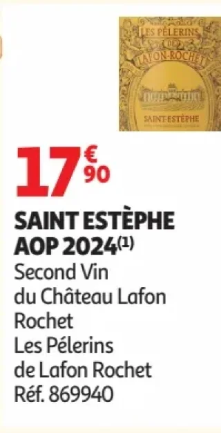 Saint Estèphe AOP 2024 Les Pèlerins de Lafon Rochet