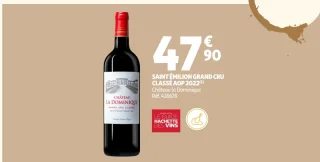 SAINT ÉMILION GRAND CRU CLASSÉ AOP 2022 Château la Dominique
