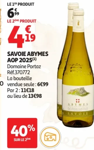 Savoie Abymes AOP Domaine Portaz