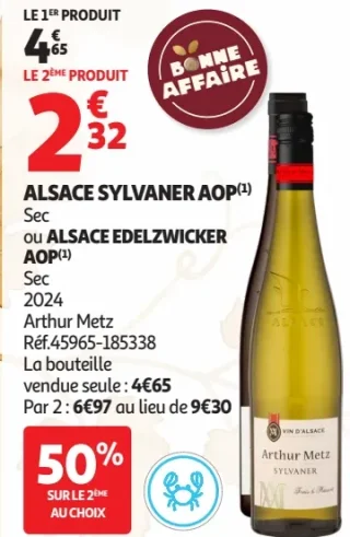 Alsace Sylvaner AOP Arthur Metz