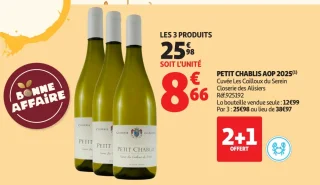 Petit Chablis AOP Cuvée Les Cailloux du Serein Closerie des Alisiers