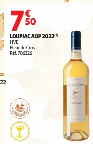 Loupiac AOP 2022 Fleur de Cros