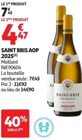 Saint Bris AOP 2025 Moillard