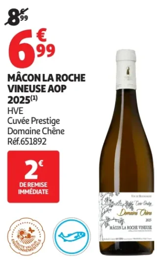 Mâcon La Roche Vineuse AOP 2025 Domaine Chêne