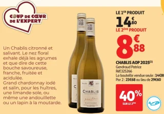 Chablis AOP 2025 Gendraud Patrice