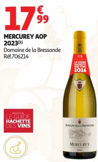 MERCUREY AOP 2023 Domaine de la Bressande