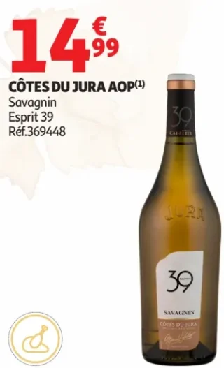 CÔTES DU JURA AOP Savagnin Esprit 39