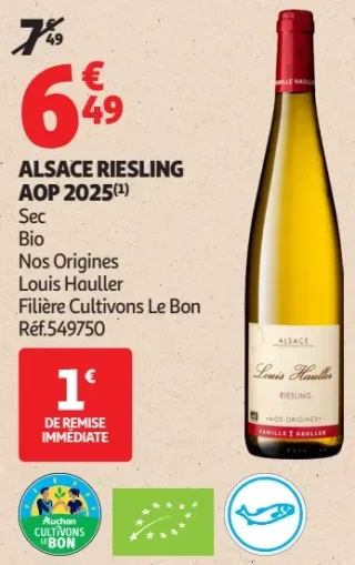 Alsace Riesling AOP 2025 Louis Hauller