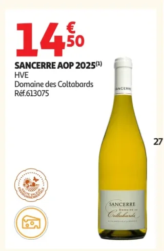 SANCERRE AOP 2025 HVE Domaine des Coltabards