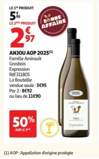 ANJOU AOP 2025 Famille Amirault Grosbois Expression