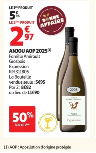ANJOU AOP 2025 Famille Amirault Grosbois Expression