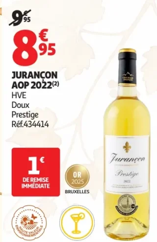 Jurançon AOP 2022 HVE Doux Prestige