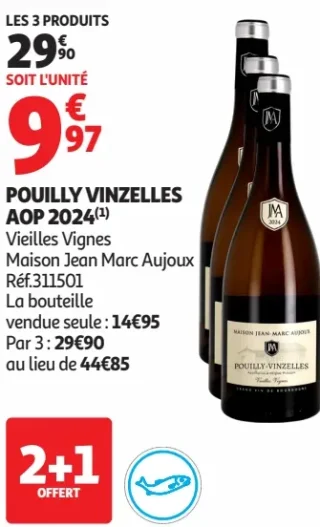 Pouilly Vinzelles AOP 2024 Vieilles Vignes Maison Jean Marc Aujoux