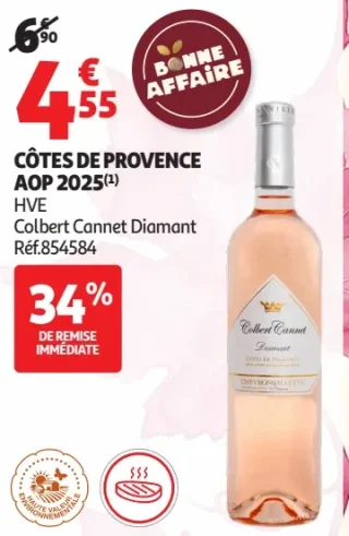 Côtes de Provence AOP Colbert Cannet Diamant