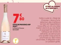 Côtes de Provence AOP Le Rosé de Chausse